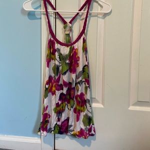 Floral tank top
